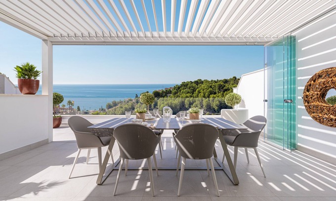 Almunecar House | STO7 Modern villa with private swimming pool, ocean view and beach club