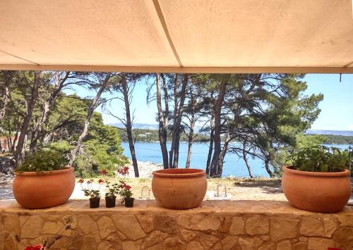 Island Hvar Apartment | Stone Villa Hvar Ana Nikola Beach Park and Sea View