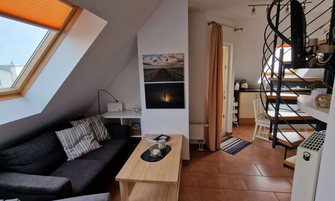 Grossenbrode Apartment | Strandperle 16 - Cozy penthouse with roof terrace and elevator