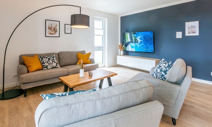 Tarnewitz Apartment | Strandvilla Meeresblick Wohnung 04 - Strandvilla Meeresblick