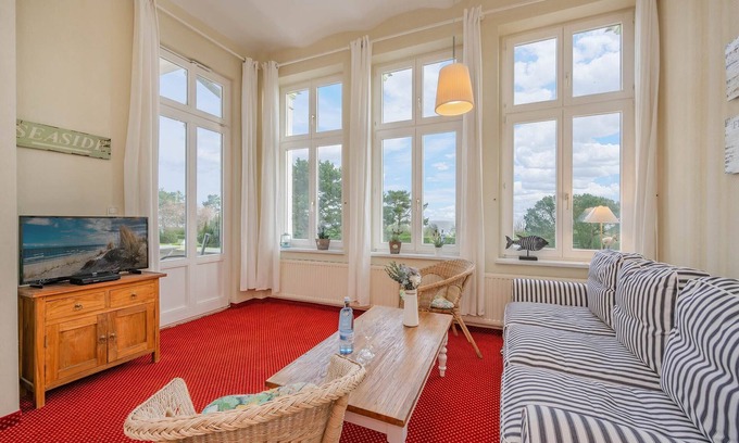 Zinnowitz Apartment | Strandvillen Wald & See 04 - Urlaub mit Vierbeiner Direkt an der Promenade
