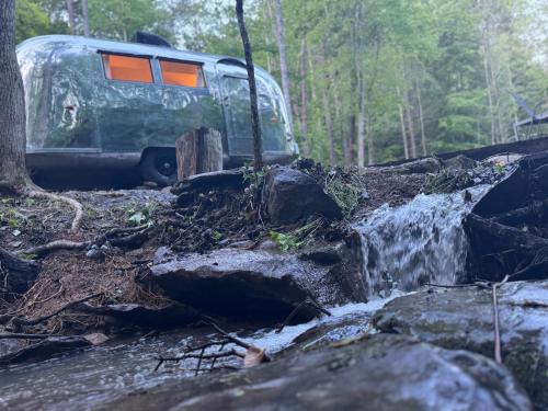 Cosby House | Streamside Shinytiny Airstream In The Smokies