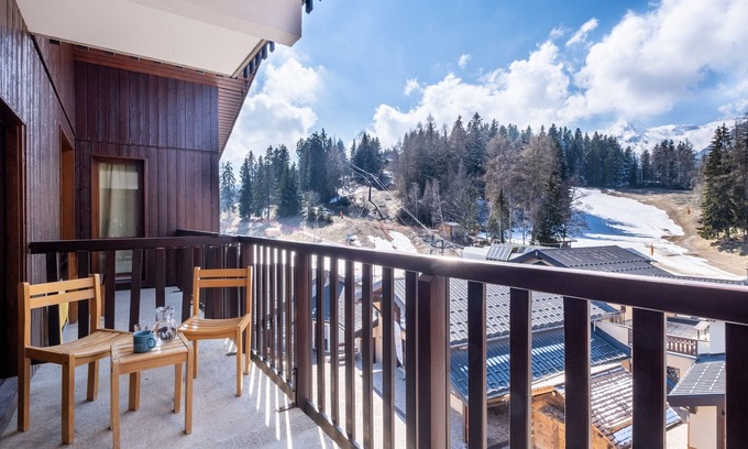 Doucy-Combelouviere Apartment | Studio 4 ppl near the ski runs, ski lifts at 50m