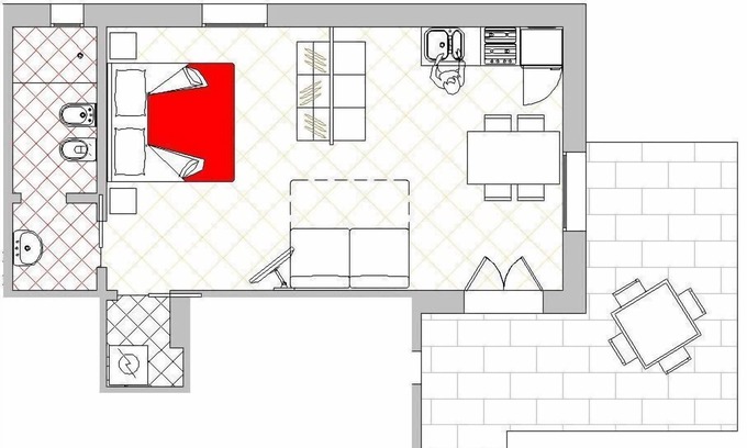 Marone Apartment | Studio apartment "Zone"