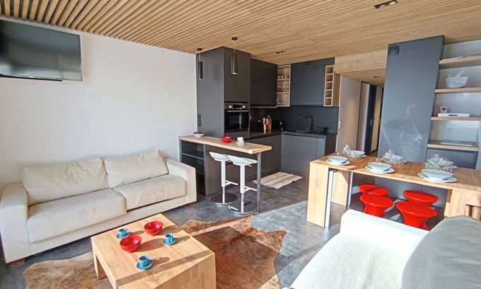Piau Engaly Apartment | Studio Cabin 6 Pers, Balcony, Piau-Engaly