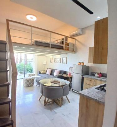 Ain Harrouda Apartment | Studio Cosy avec Mezzanine Piscine et Plage à 5 min à Zenata City