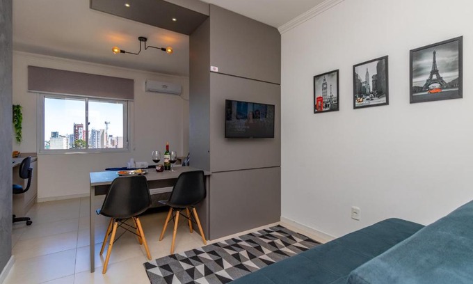 Centro Apartment | Studio delicinha Prox Atitus com Garagem