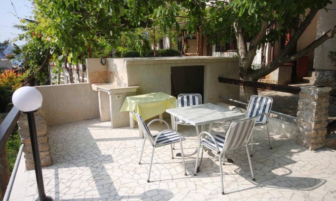Merag Apartment | Studio flat with terrace Merag, Cres (AS-7877-b)