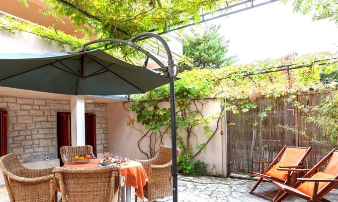 Borik Apartment | STUDIO "GREEN GARDEN" in own SOUTH GARDEN- balcony, 5 minutes walk from the beach, Rovinj