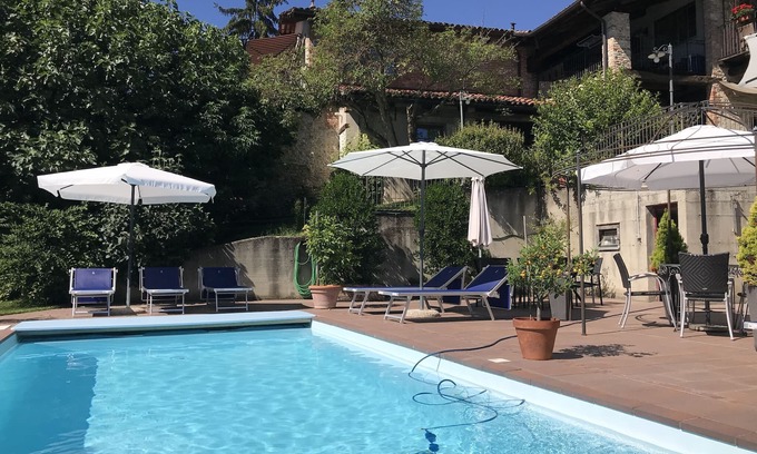 Bastia Mondovi Villa | Studio in Bastia Mondovì with Pool and Winery