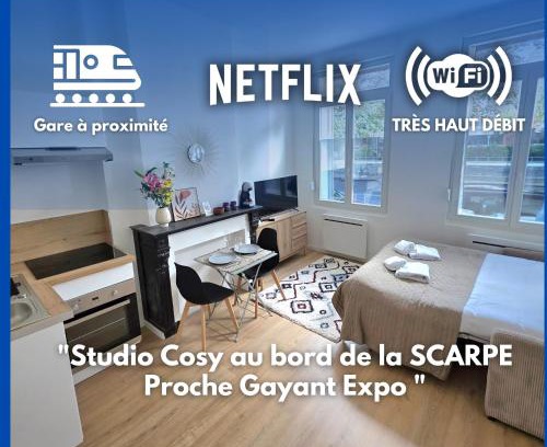 Douai Apartment | Studio le Lac - Netflix Wifi Parking Gare - Douai