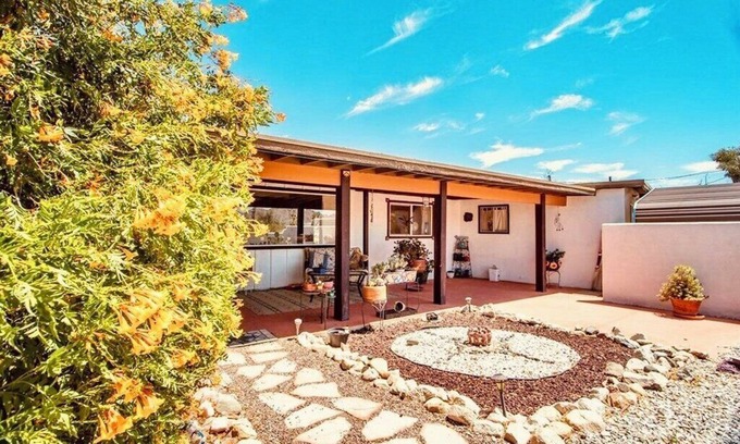 Joshua Tree Villa | Stunning 3-Bed/2-Bath Villa with Hot Tub, Pool, & Garden in Joshua Tree