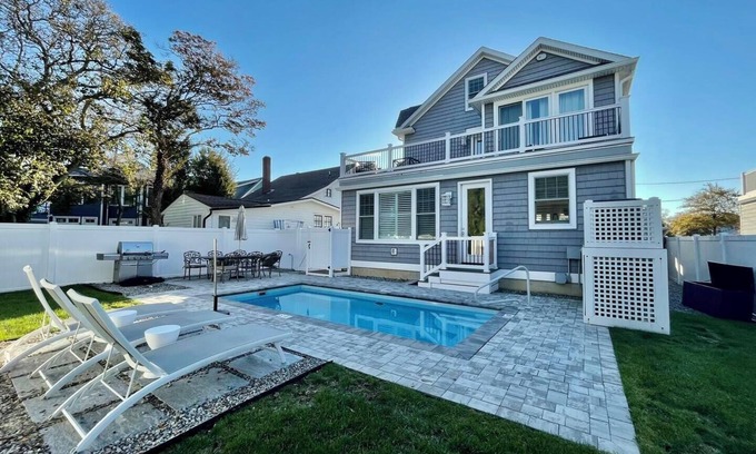 The Pines House | Stunning 5-Bed Home with Private Pool, Walk to Beach, Shops & Dining in Rehoboth
