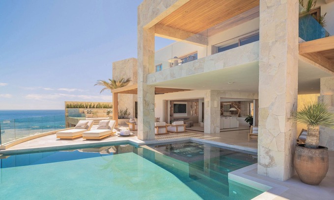 San Jose del Cabo Villa | Stunning Beachfront Villa w/Gourmet Chefs, Butlers, Chauffeur, Yacht, Gym and m
