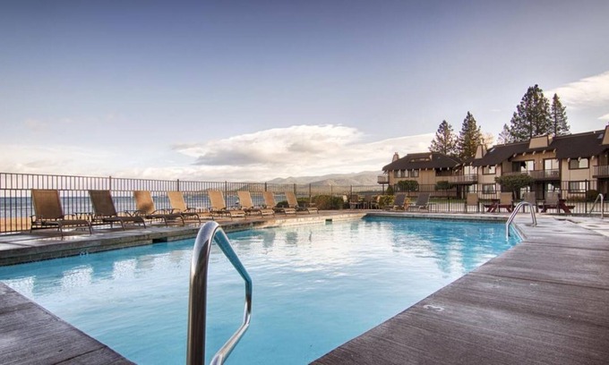 South Lake Tahoe House | Stunning Beach Getaway! On-site Pool and Beach BBQ’s, Near Heavenly Ski Resort!