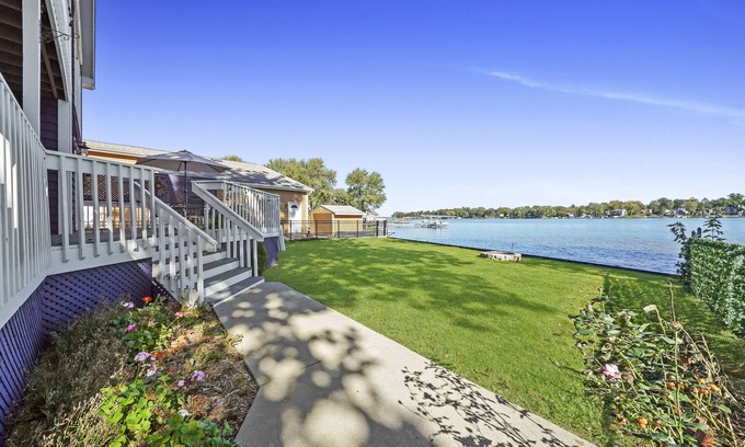 Fox Lake House | Stunning Lakefront Home on the Chain O'Lakes! ★ Amazing Views & Newly Rehabbed