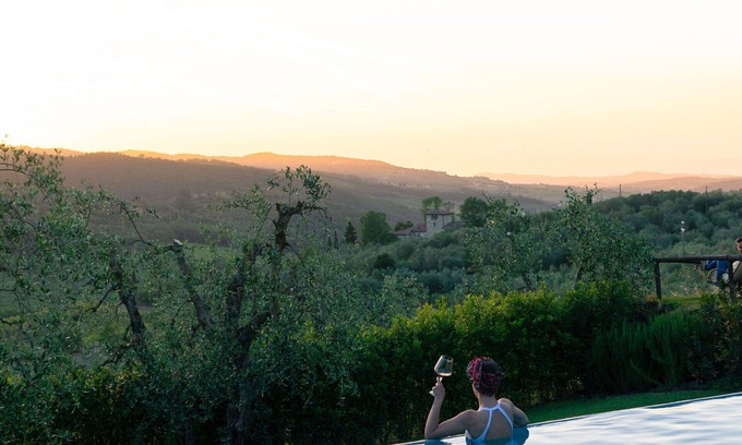 Greve in Chianti Villa | Stunning private villa for 21 guests with private pool, WIFI, A/C and TV