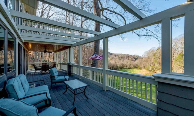 Wolf Laurel House | Stunning Views + GOLF | Gated Wolf Laurel MTN Home