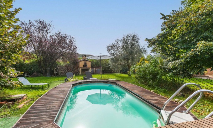 Bollano House | Stunning villa with private pool, A/C, hot tub, WIFI, TV, patio, pets allowed and panoramic view