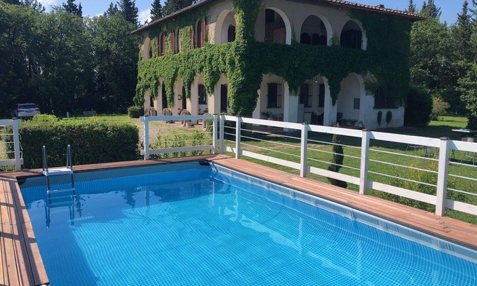 Montespertoli Villa | Stunning villa with WIFI, private pool, A/C, TV, patio and panoramic view, close to San Gimignano