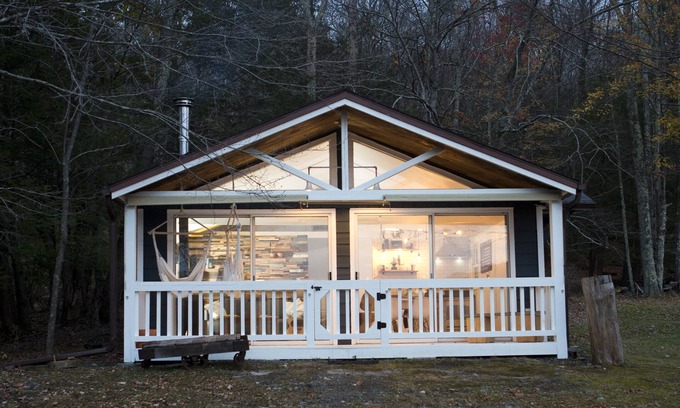 Shady Ski Chalet | Stunning Woodstock NY Chalet with panoramic Catskill Mountains Views
