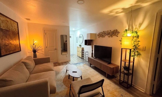 Braeswood Place Apartment | Stylish Cozy 1BR Near NRG Stadium + Fast WiFi & Free Parking