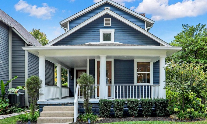 St. Joseph Historic Neighborhood House | Stylish Downtown Escape with Game Room and Office!