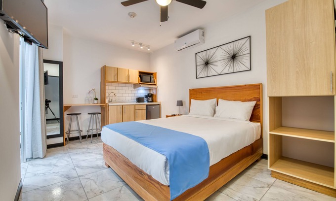San Jose Apartment | Stylish Downtown Studio Apartment with Patio & A/C!
