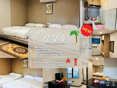 Taman Melaka Raya Apartment | Stylish Room for Families, Oasis