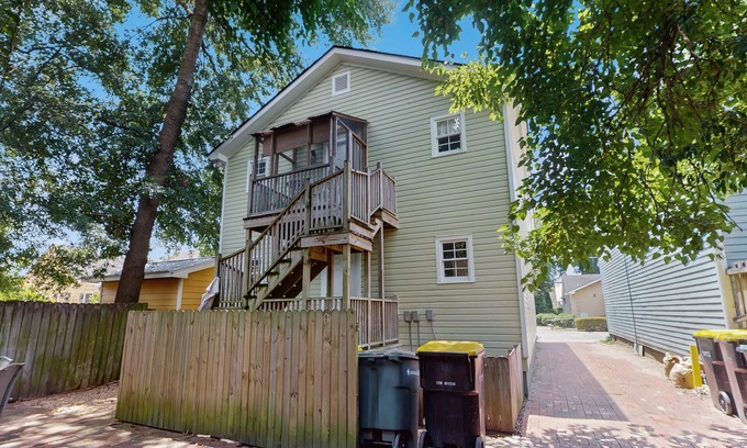 Beach Institute Hotel | Stylish southern stay with two full homes in one, quaint backyard, and walkable