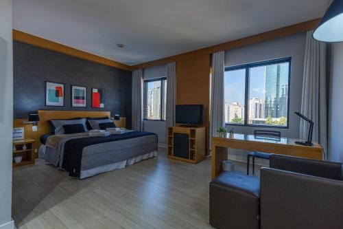 Zona Leste Apartment | Suíte Home Office (WI-Fi - A/C - Garagem)