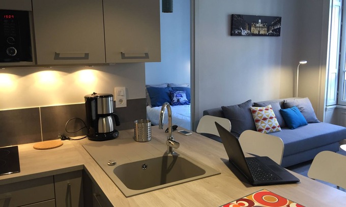 Terreaux - Bat d'argent Apartment | Suite Opera Design - Celect'In Lyon - Hyper center - 31m2 modern & comfortable