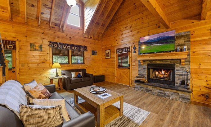 Sevierville Cabin | SummerTime is Here! Secluded Log Cabin-NEW Hot Tub-Wrap Around Porch