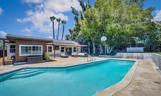 Clairemont House | Sunny San Diego 3BR with Pool Centrally Located