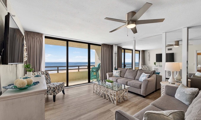Ocean View Halifax Estates Condo | Sunny Sands - Oceanfront Oasis in Daytona Beach
