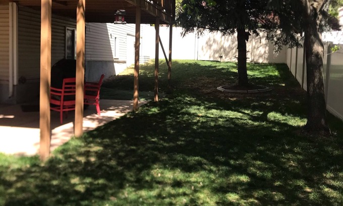 Sandy Apartment | Sunny Walk-Out Basement Apartment with office workspace
