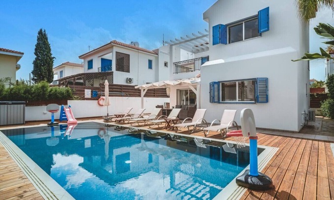 Kapparis House | SunnyVillas:3BR Villa*Private Pool*Walk Beach*AN4