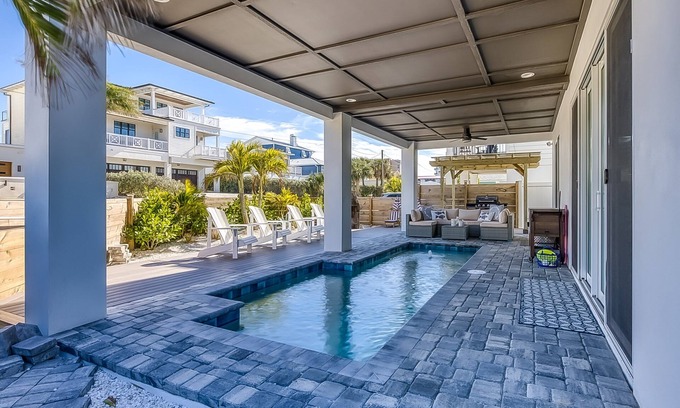 New Smyrna Beach House | Sunset Oasis: Luxury Pool Home/350 Feet to the Beach/2601S