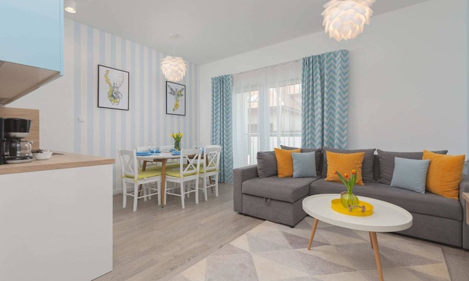 Grzybowo Apartment | Sunset Resort 106 | 1 Bedroom | Terrace | Parking