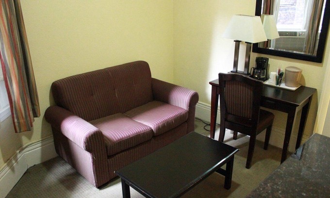 Theater District Hotel | Super 8 hotel room, in the heart of San Francisco for your Dreamforce stay.