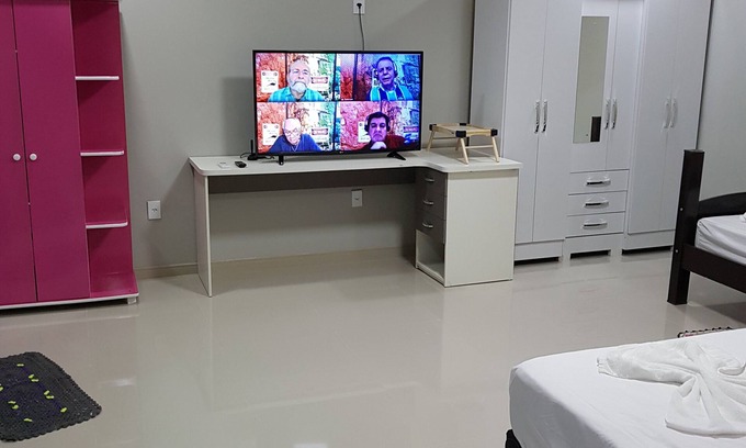 Porto Velho Apartment | Super Comfortable Suite, spacious, well refrigerated, with two beds.