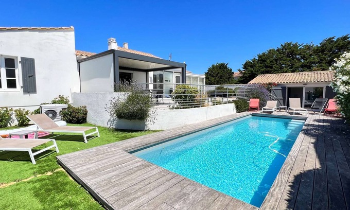 Ars-en-Re House | Superb villa with heated pool, near the sea