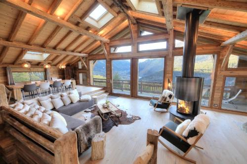 Les Houches Apartment | Superbe Chalet rénovée offre aussi une vue dominante magnifique