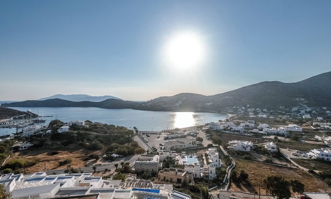 Ios Hotel | Superior Room for 2-4 guests, with private balcony and sea viewn