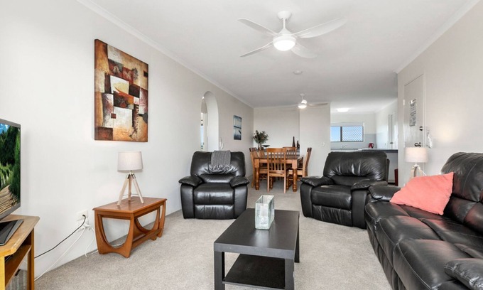 Kingscliff Apartment | Surf Side Apartment 11 - Beachfront Bliss with Ocean Views, Comfy Lounge, and Easy Access