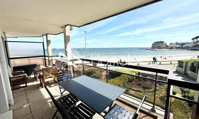 Larmor-Plage Apartment | T3 Standing Vue Mer 180° Face Plage