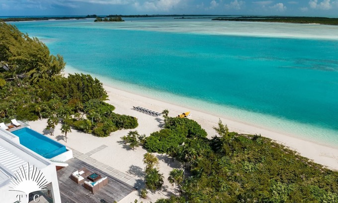 Leeward Settlement Villa | TC Villas -Villa Allegria -Luxurious Beachfront Villa with Pool and Beach Views