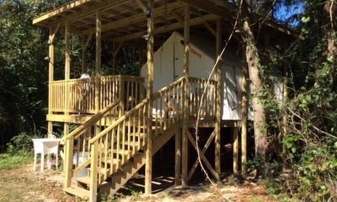 Bogalusa RV Rental | Tentrr Signature Site - Treetop Adventure