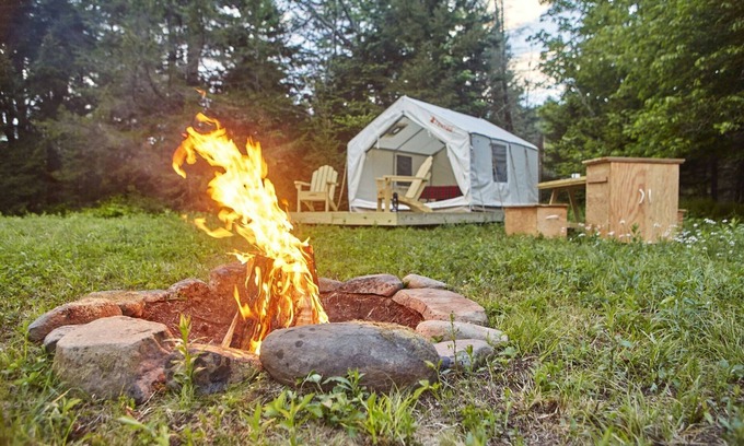 Elka Park RV Rental | Tentrr Signature Site - Sugarloaf Mountain Meadows Camp on Schoharie Creek NY