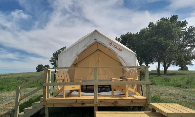 Loup City Other | Tentrr State Park Site - Nebraska Sherman SRA - Redwood Lakeview D - Single Camp